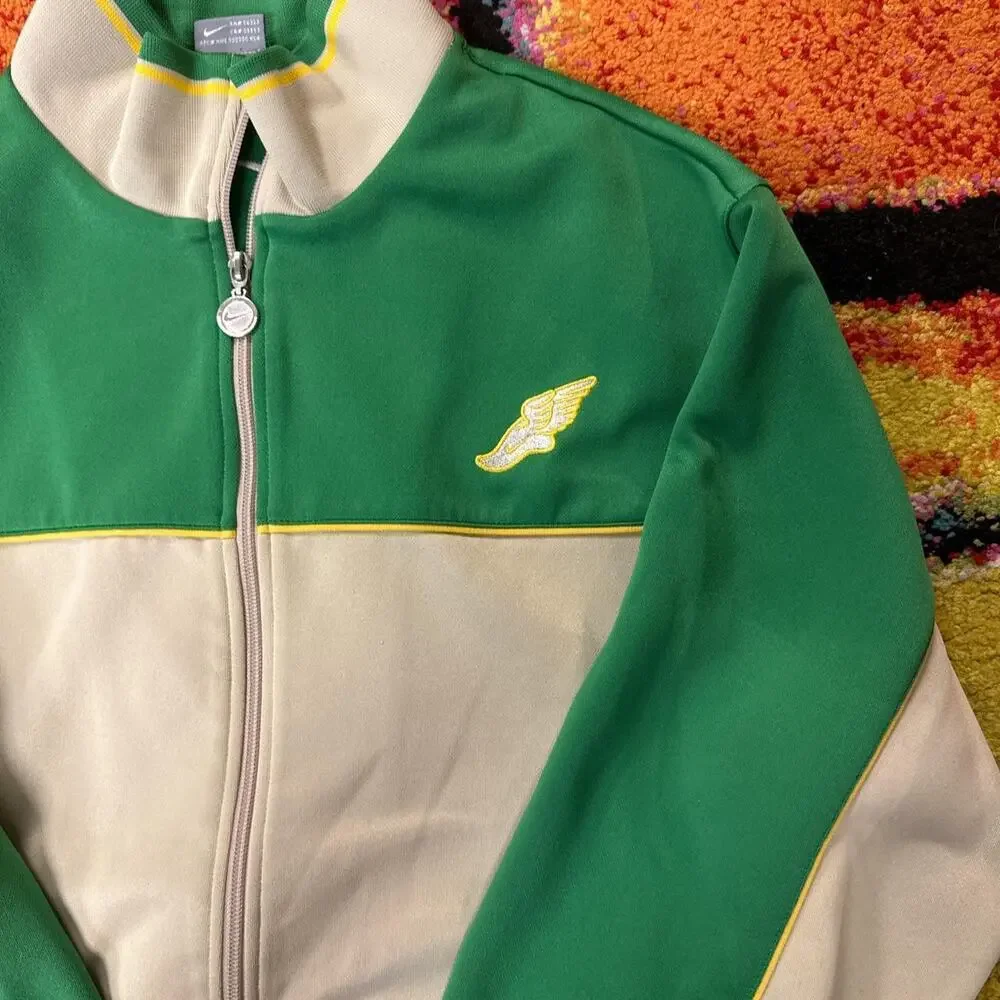 Nike Grey Tag Y2K Warm Up Two Tone Small Tracksuit Top